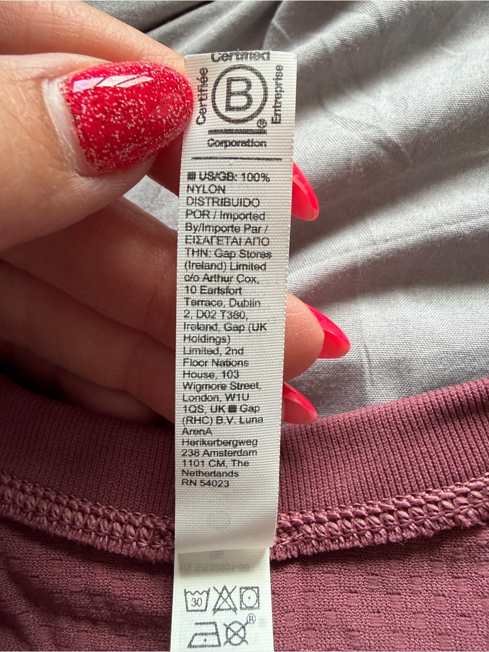 Athleta Burgundy Racerback Performance Tank - Picture 7 of 10
